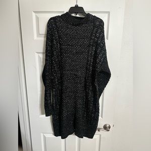 Black sweater dress